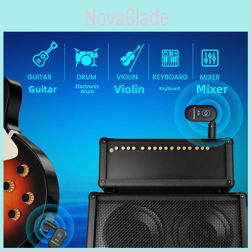 Guitar Wireless Transmitter Receiver For Music Instruments And Live Performances