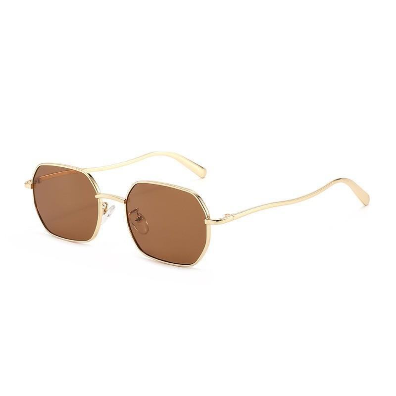 Hip Hop Geometric Sunglasses With Uv400 Protection For Outdoor Fashion Lovers