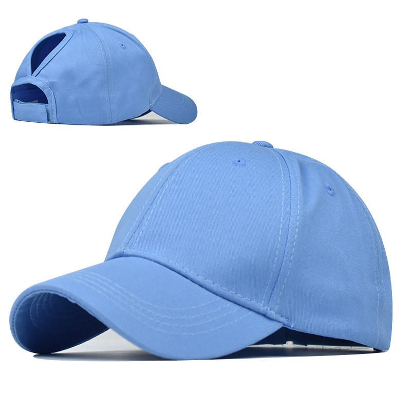 Rear Opening Cap Ponytail Cap Made Simple Pure Cotton Baseball Cap