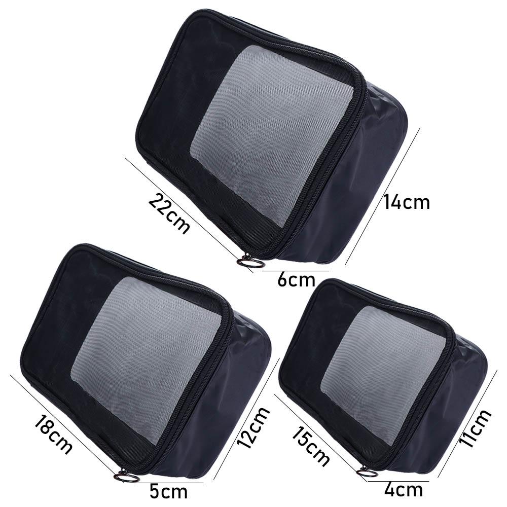 Nylon Toiletry Bag Female Travel Wash Pouch Bath Storage Makeup Case Storage Bag Mesh Cosmetic Bag