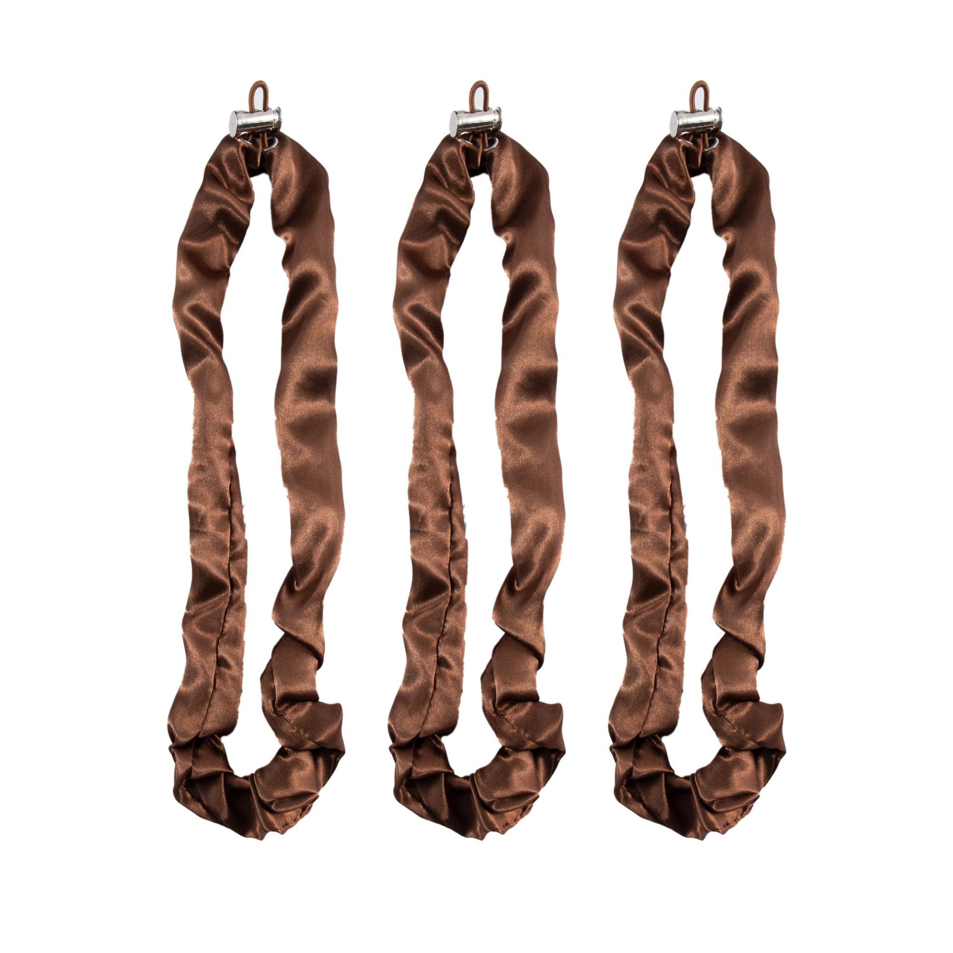 3 шт. Регулируемая резинка-скранчи экстра-длины, эластичная завязка для волос, веревка для волос, не скользит, шелковистая атласная петля для волос, резинка для девочки с густыми вьющимися волосами