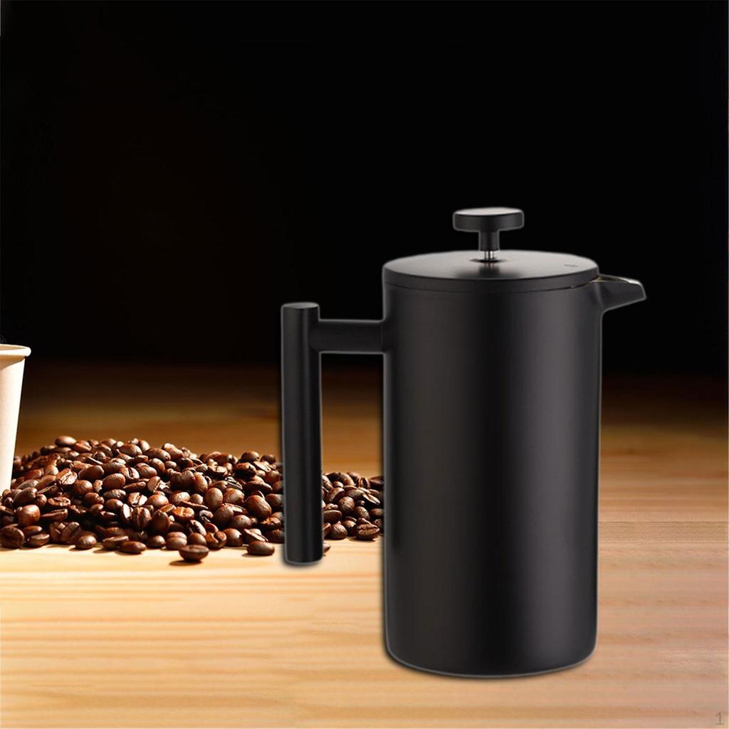 French Pressing Coffee Maker Pot Gift Comfortable Handle Espresso Kettle Stainless Steel for