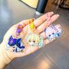 Endearing Cartoon Acrylic Keychain Cute Anime Character Bag Ornament For Students