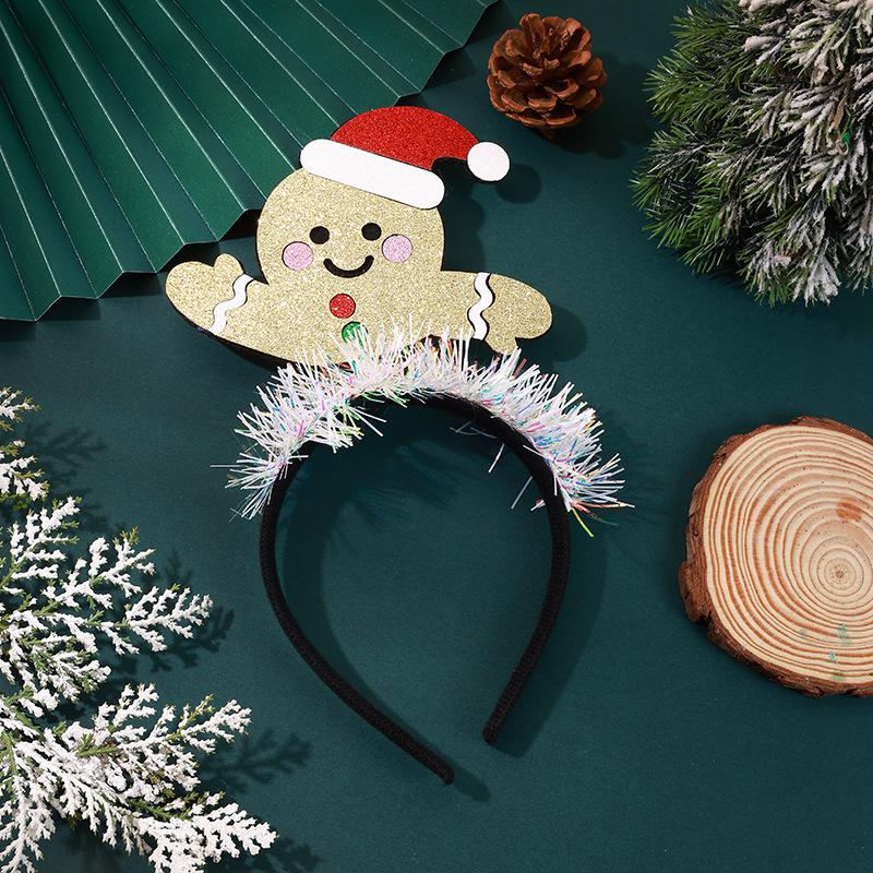 Christmas Reindeer Glasses Headband Prop for Party Dress-Up