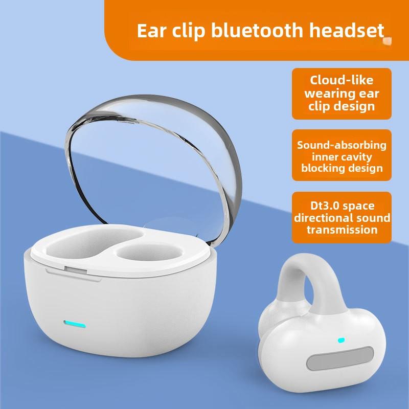 Sluchátka se sponou do uší Bluetooth Bezdrátová sportovní sluchátka s extrémně dlouhou výdrží kostního vedení