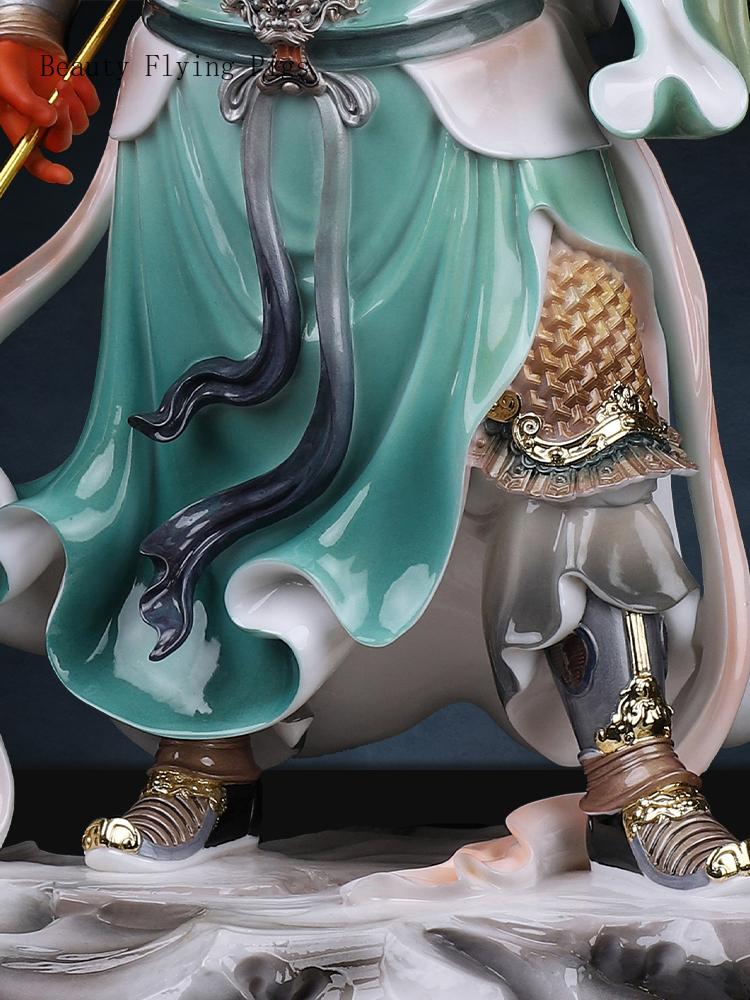 12inch Garanweituo Bodhisattva Home Offerings of Buddha Statues Resin Crafts 1pcs Weituo Protector Buddhist Hall Decoration