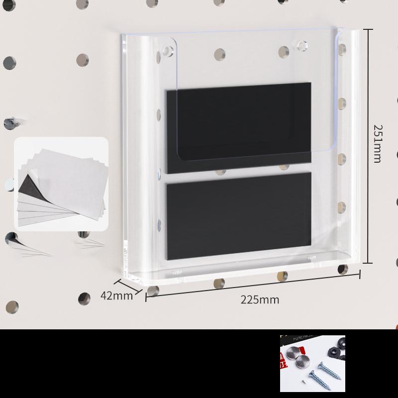 A4/A5 Acrylic Transparent Data Rack Exhibition Promotional Brochure Rack Magazine Medical Record Storage Box Wall Hanging
