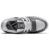 MLB New York Yankees Height Increasing Breathable Slip Resistant Low top Casual Shoes Unisex Charcoal Gray Sneakers 3ASXM026N-50CGS