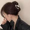 Koreanische Metall-Klauen-Haarspange: Damen Chic Hai Haarklammer
