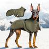 Doberman Autumn Winter Warm Clothes for Large Dogs Waterproof Big Dog Vest Jacket Thicken Pet Dog Coat Bulldog Labrador Outfits