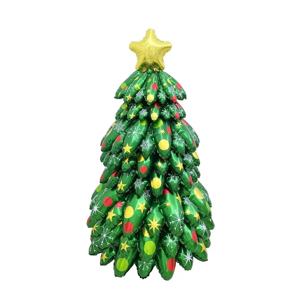 1 Oversized Standing Santa Claus Foil Balloon Christmas Holiday Party Decorations New Year's Birthday Supplies Easter Gifts