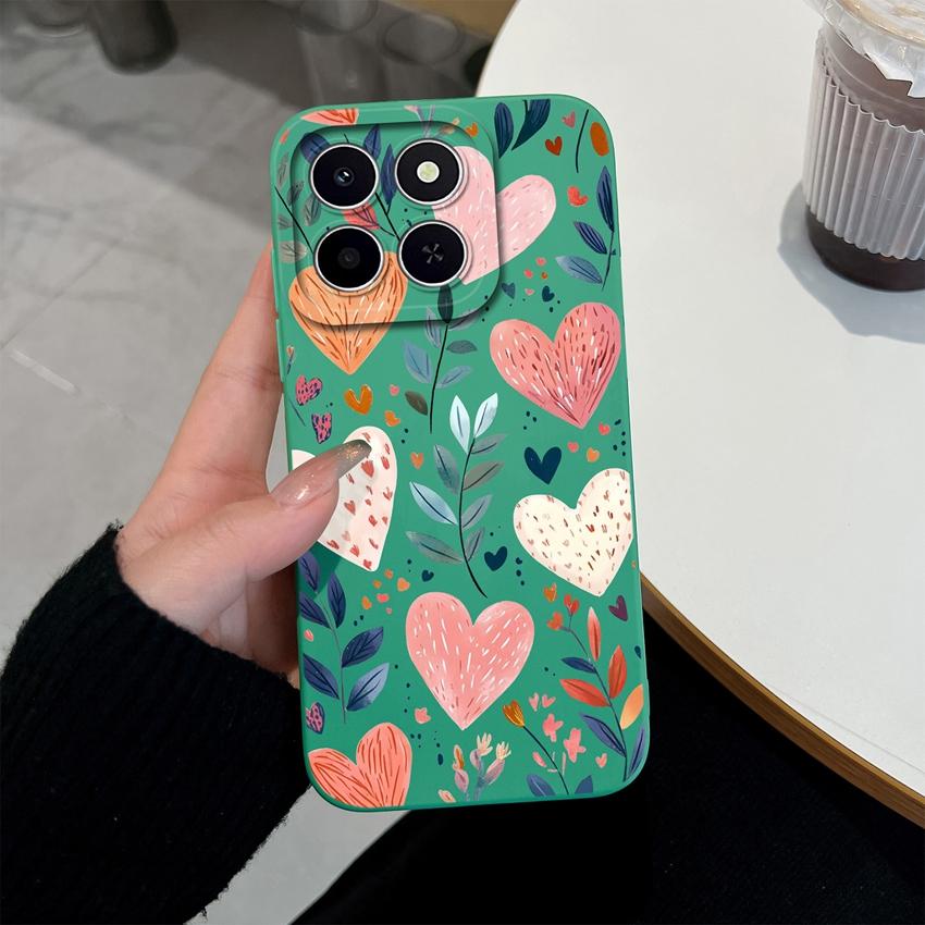 For Honor X6c X6d X5a X5c X6a X7a X8d X9d X8c X7 X8 X6 Phone Case Pretty Flowers Patterns Lightweight Soft Silicone Cover For Honor Protective Housing