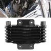6 Row Engine Oil Cooler Black Cooling Radiator Parts for 125‑250CC Motorcycle Dirt Bike ATV