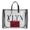 VLTN Letter Strapless PVC Shopping Tote Bag Women Handbags Transparent RW2B0C89MCE2PO
