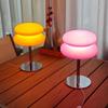 Creamy Style Table Lamp Tri Color Dimming Decor Light Cute Bedside Lamp  Living Room