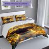 3PC Custom Name Pug Puppy Dandelions Bedding Set Duvet Cover Closure Includes 1 Duvet Cover & 2 Pillowcases for Bedroom
