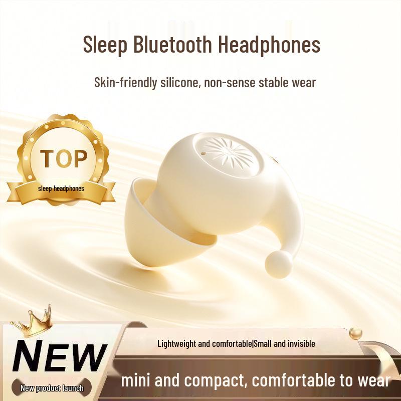 Wireless Noise-Cancelling Silicone Sleep Earphones