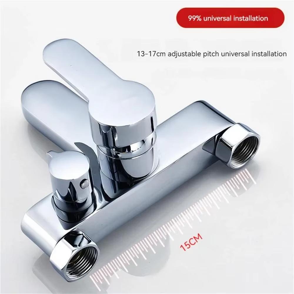 Bathroom Shower Faucet Mixing Valve Shower Shower Set Bathtub Mixing Switch Triple Hot and Cold Faucet Shower Faucet