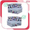 Children's Corner Sofa Bambino Extendable Container Bed Children's Mattress Kubuś