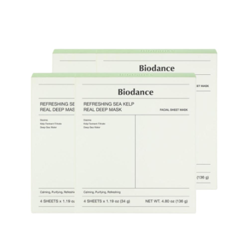 

Biodance Refreshing Sea Kelp Real Deep Mask 16 Sheets – Hydrating & Soothing Deep Moisture Sheet Mask