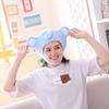 Performance props Short elephant hood hat Photo props Photo props Cartoon hood Plush hat