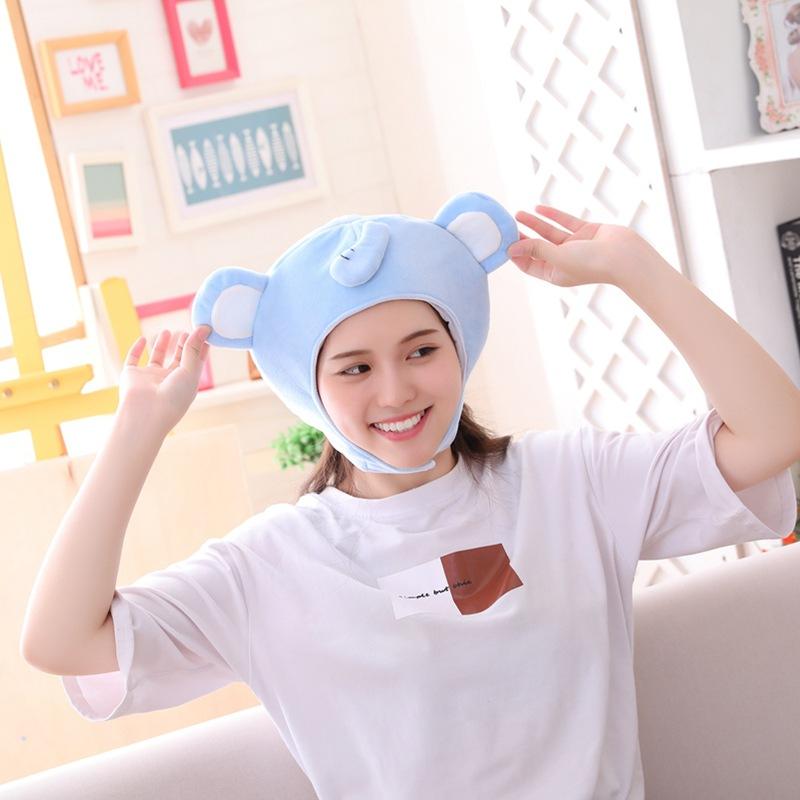 Performance props Short elephant hood hat Photo props Photo props Cartoon hood Plush hat