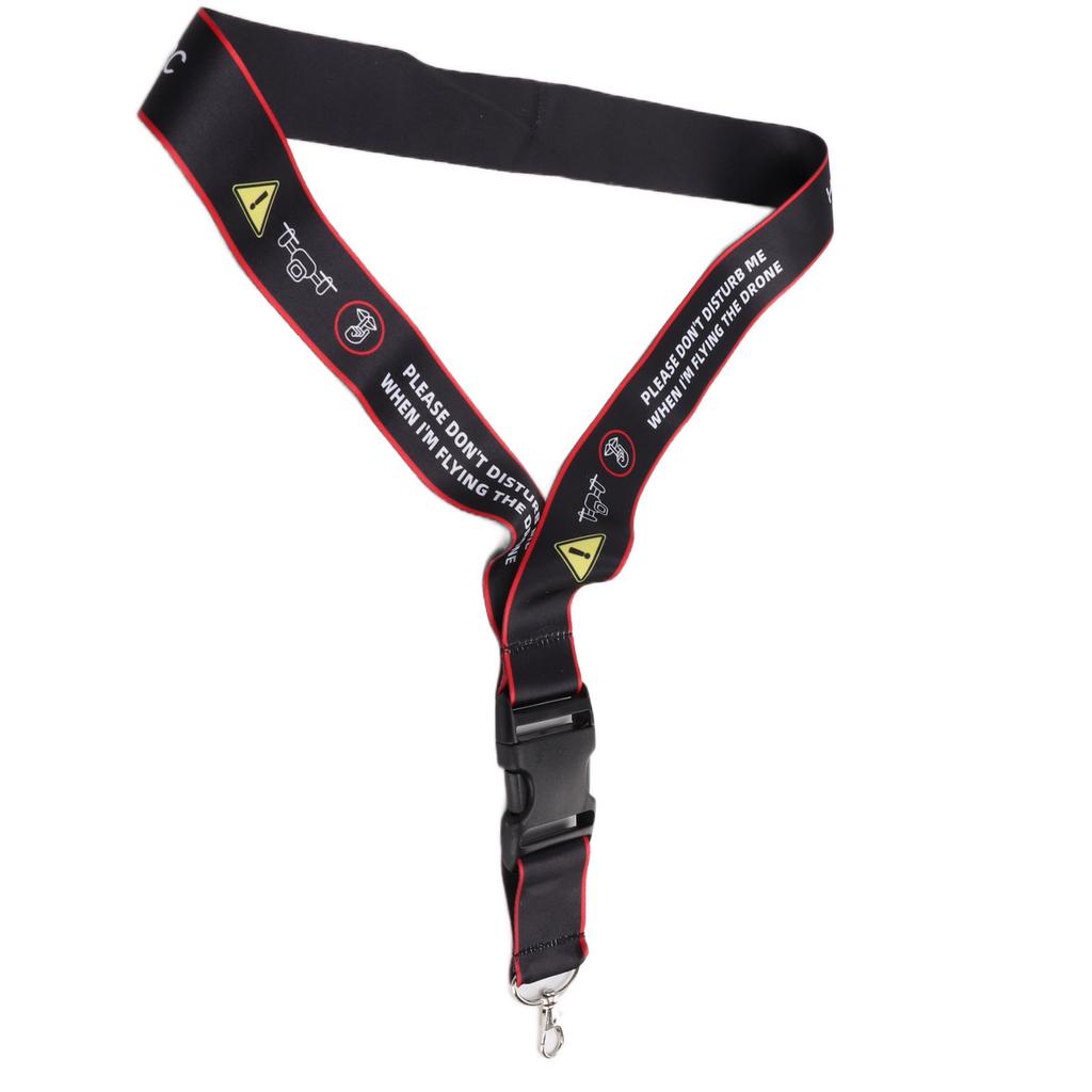 Závěsný držák popruh Bezpečnostní varovná šňůrka na krk pro FPV pro Phantom 3 4Černá Červená
