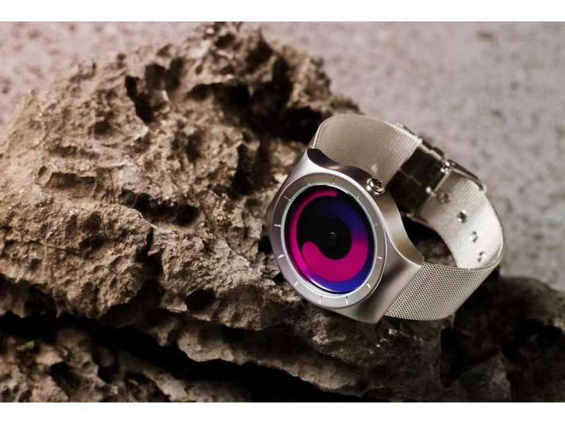 Innovative Men's No-Hands Swirl Quartz Watch – Waterproof, Stylish, and Perfect for Students