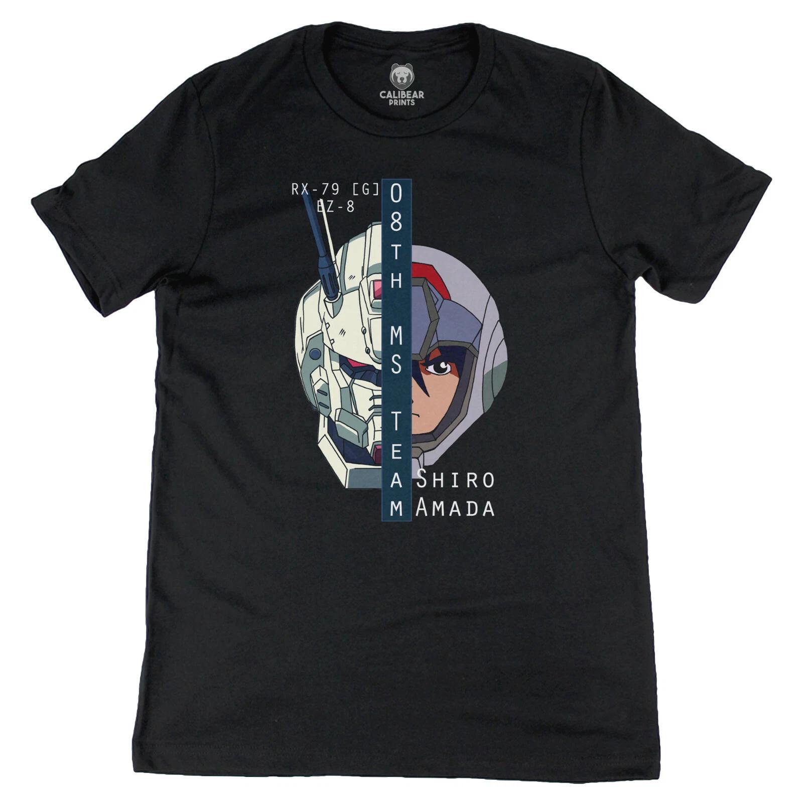 

Gundam RX-79 G EZ8 Shiro Amada 08th MS Team Anime Graphic Art Novelty Tee 2XL