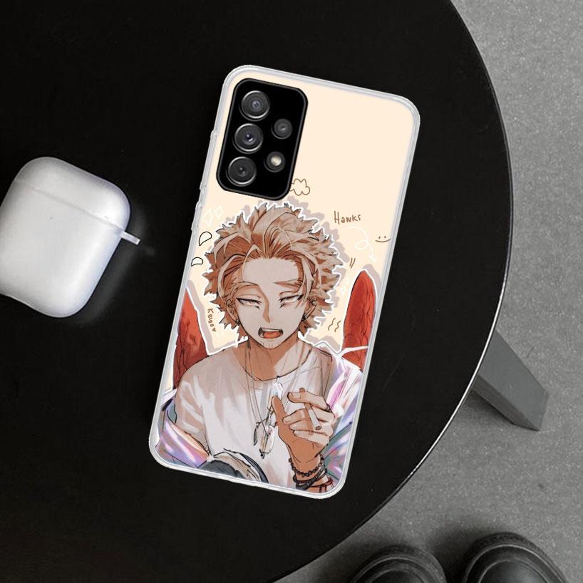 Hawks MHA My Hero A-Academy Phone Case Cover for Samsung Galaxy A12 A22 A32 A52 A72 A02S A51 A50S A31 A20S A10S Note 20 Ultra 10