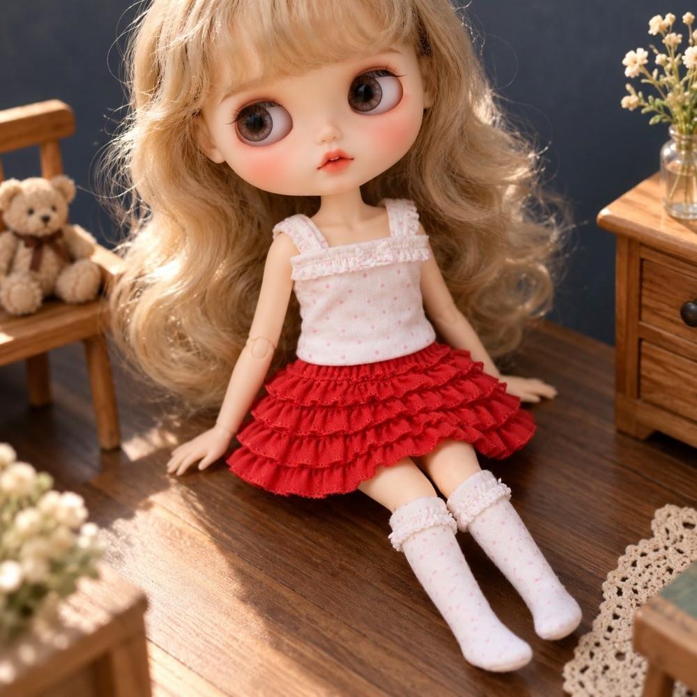 with Socks Sling Shirt for Blyth Doll/for 1/6 BJD Doll/Fit for OB24 OB22 Dolls