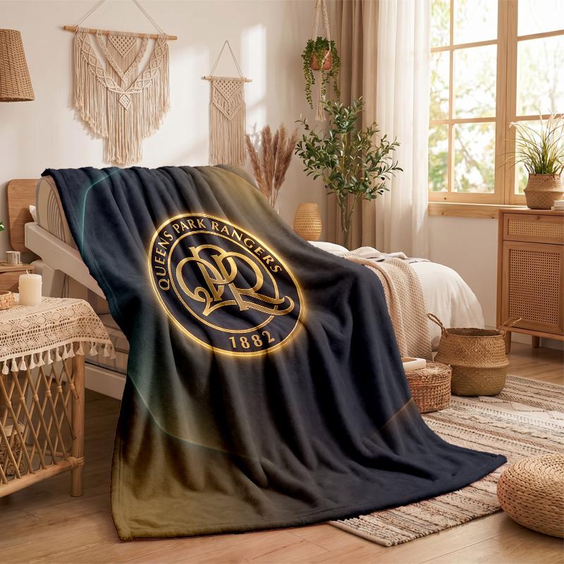 Queens Park Rangers Football Print Flannel Blanket Soft Warm Sofa Bed Throw Blanket For Home Office Bedroom