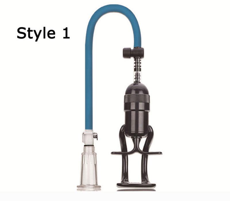 Vacuum Breast Suction Device: Detachable Hand-Pulled Nipple Corrector & Masturbator for Males, Double Tube Model