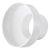 Ventilation Pipe Reducer Adapter Pipe Air Duct Adapter Pipe Connector for Inline Ventilation System(150-100mm)