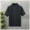 Men's Deconstructed Fake Two Piece Short Sleeve Polo Shirt Casual Fashion Top