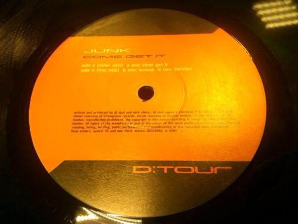 12inch Record JUNK Come Get It DET12006 DTour 1996 UK Dance Electronica Used