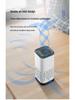 Tragbarer USB-Luftreiniger mit negativem Ionisator und Formaldehyd-Filter