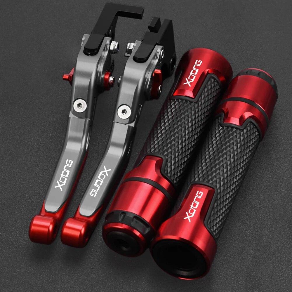 Motorcycle Aluminum Handlebar Hand Grips Ends Adjustable Brake Clutch Lever FOR KYMCO XCITING 250/300/400/500 2003 2004 2022