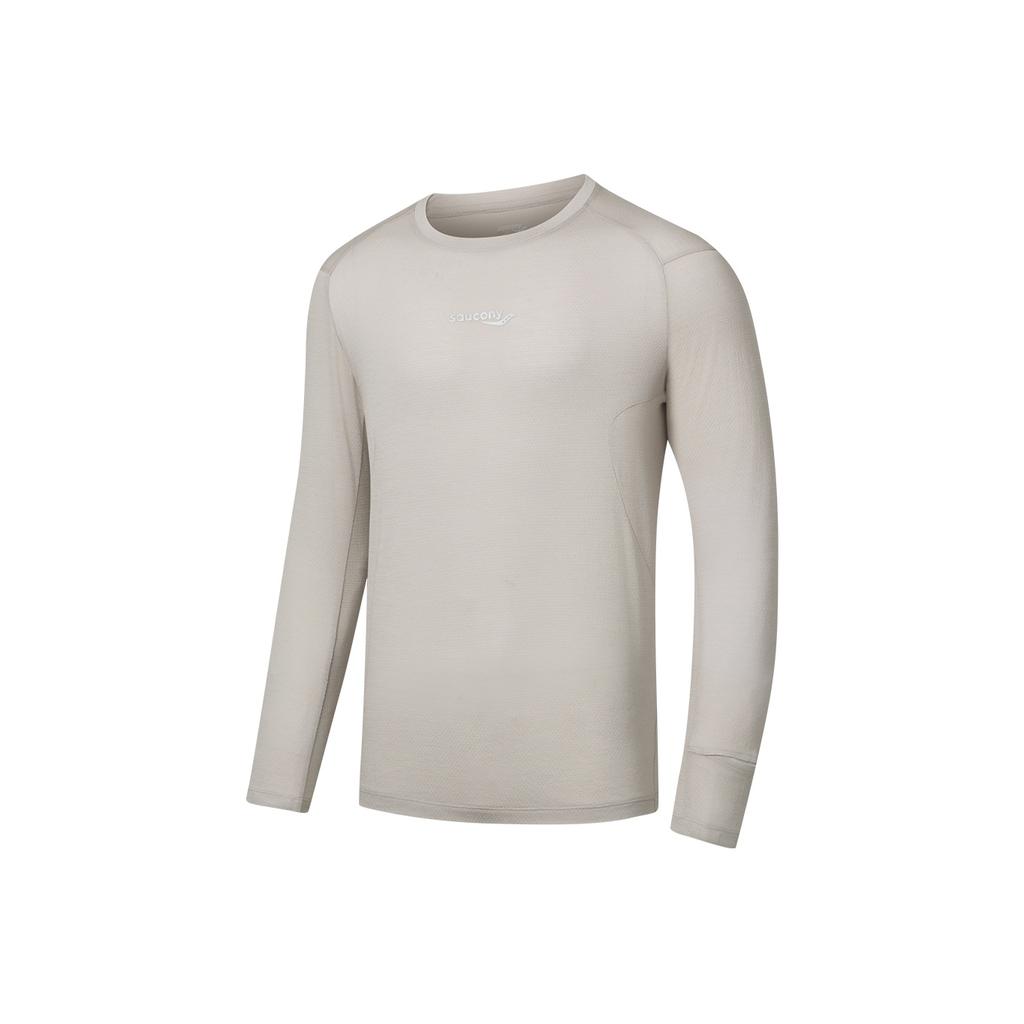 Saucony Versatile Crew Neck Pullover Long Sleeve T-Shirt Unisex Tops SA2250LT94T-GR138