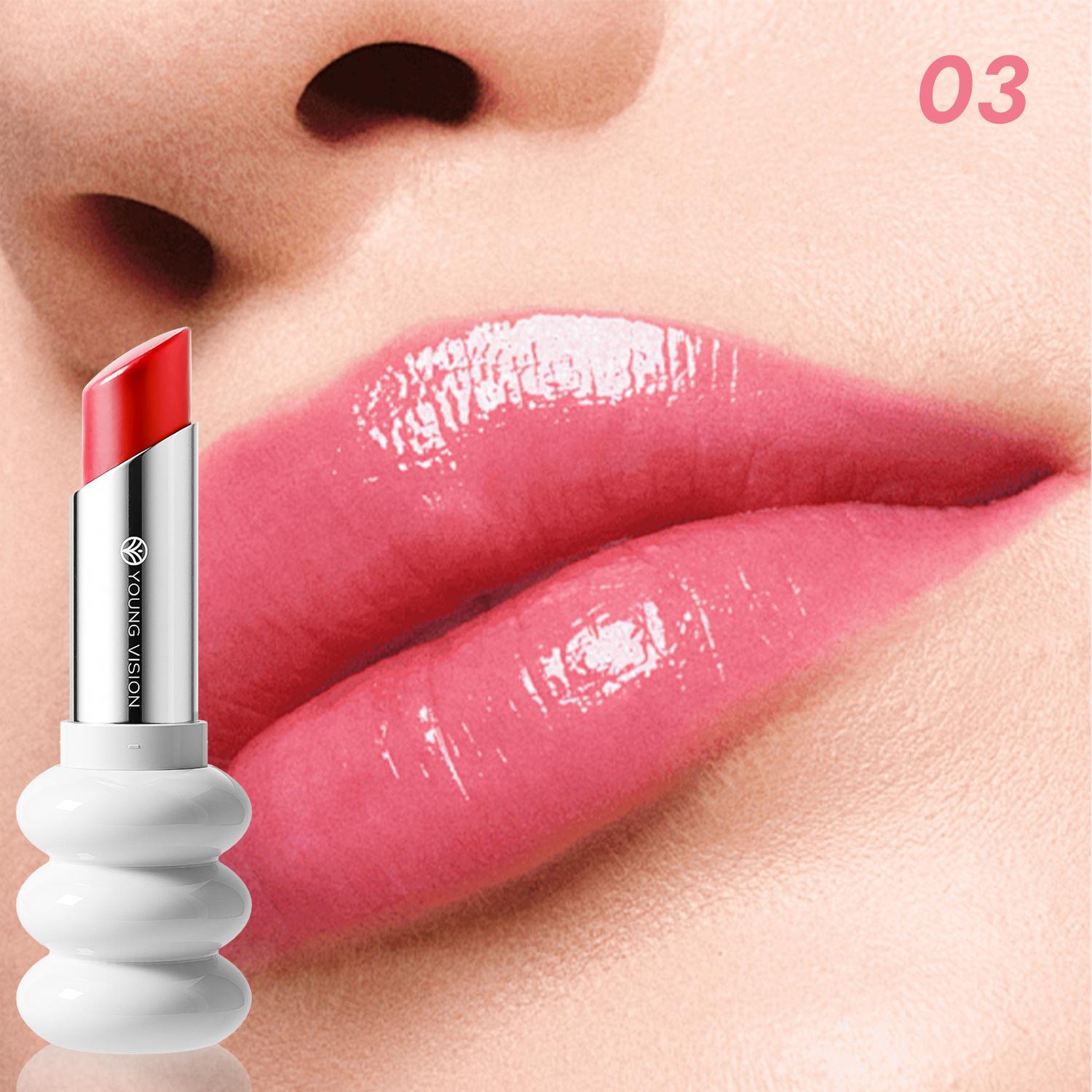 

6-цветная спиральная увлажняющая помада Fine Shine Nude Candy Glow Lip Gloss Diamond Sparkling Pearl Lip Gloss