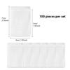 100Pcs Thicken Transparent PVC Zipper Bags for Jewelry, Self-Sealing Pouches for Jewelry, Small Beads & Craft Supplies Packaging