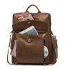 Women's Backpack Color Contrast Outdoor Travel Backpack Dual-use Shoulder Bag