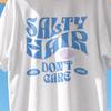 Salty Hair Don't Care Comfort Colors Tee | Retro Surf Style Beach Top