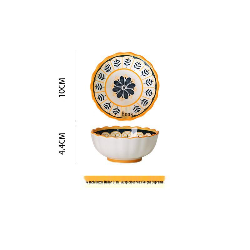 Jingbaodi Ceramic Condiment Bowl Set
