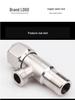 304 Stainless Steel Angle Valve for Cold/Hot Water, Universal 4-Point Household Stop Valve for Water Heaters and Toilets