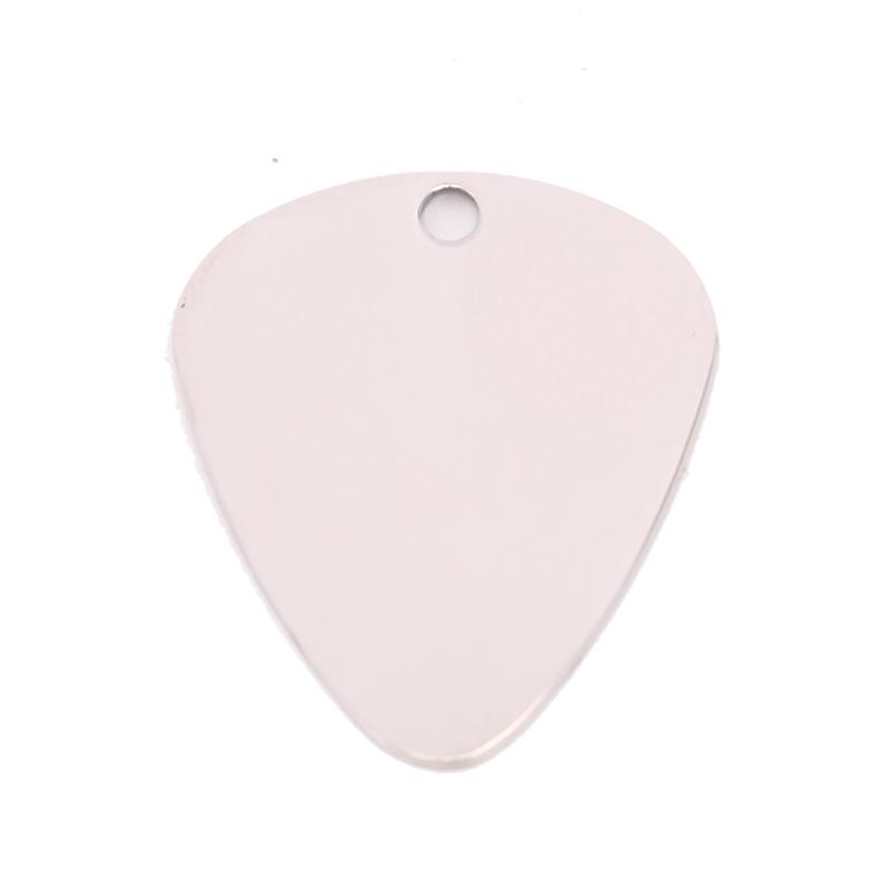 Guitar Pick Silver Necklace Guitar Necklace Neck Picks Guitar Pick With Chain