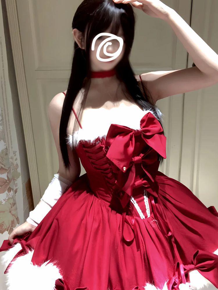 Winter Wonderland Japanese Lolita Cloak & Puffy Skirt Set