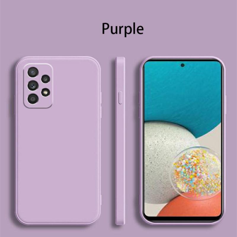 Liquid Silicone Phone Case for Samsung Galaxy A53 A73 A23 A13 A31 A51 A71 A21S A12 A22 A32 A42 A52 A72 4G 5G Back Cover Coque