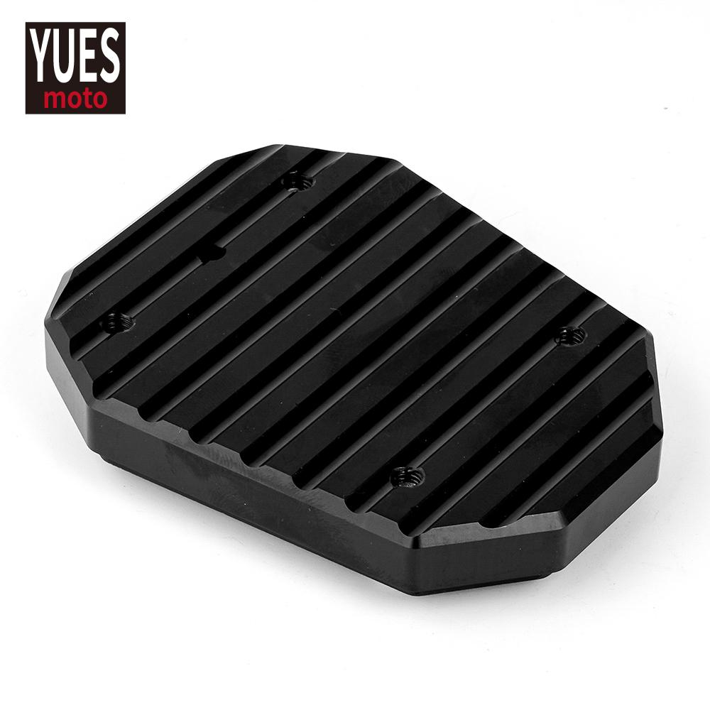 Motorcycle Accessories CNC Aluminum Side Stand Enlarge Kickstand parts For Kawasaki ZX 25R