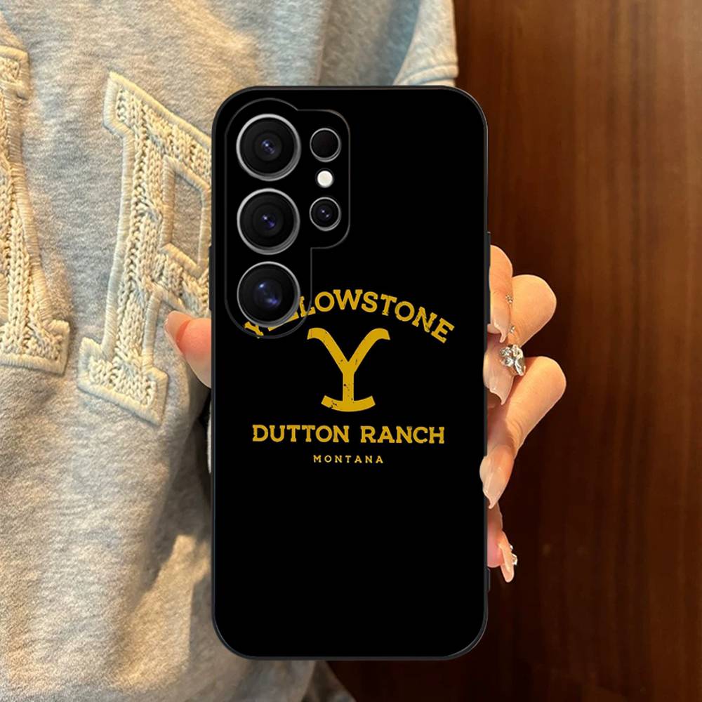 Popular Y-Yellowstone D-Dutton R-Ranch Phone Case For Samsung S 24 fe 25 Ultra plus 20 lite 21 30 22 23 24 22 Ultra 5G Fundas